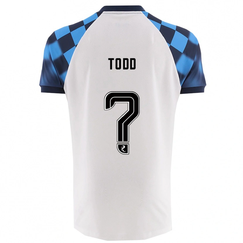 Danxen Barn Shannon Todd #0 Vit Himmelsblå Bortatröja Matchtröjor 2025/26 Tröjor T-Tröja