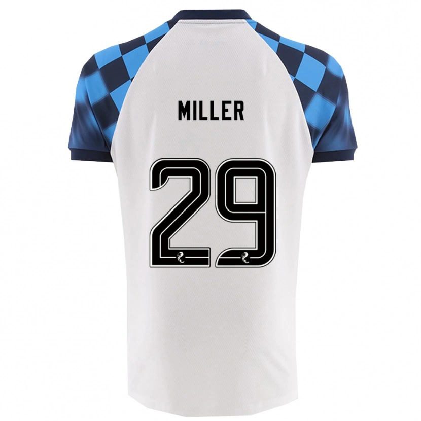 Danxen Barn Calvin Miller #29 Vit Himmelsblå Bortatröja Matchtröjor 2025/26 Tröjor T-Tröja