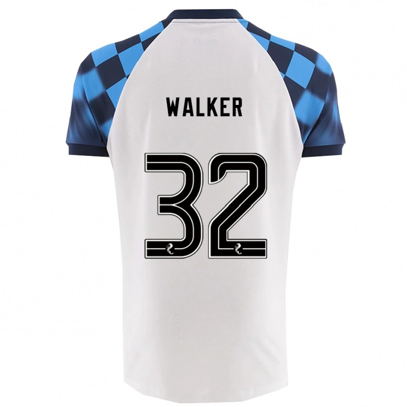 Danxen Barn Rhys Walker #32 Vit Himmelsblå Bortatröja Matchtröjor 2025/26 Tröjor T-Tröja