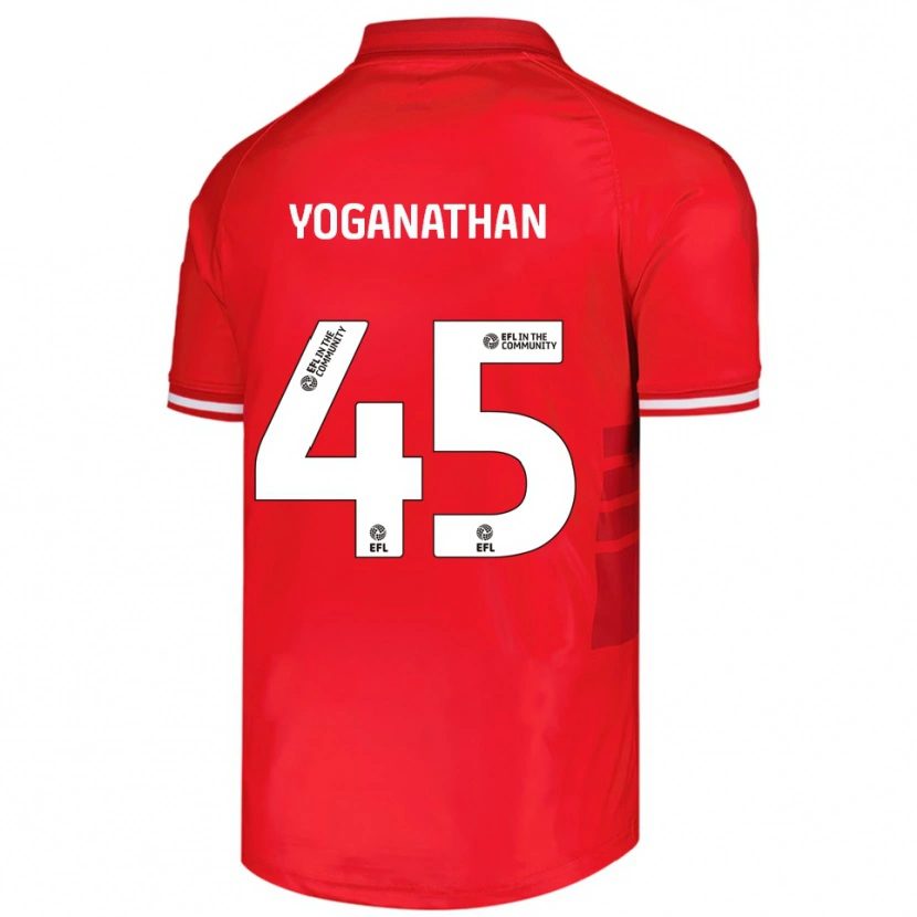 Danxen Män Vimal Yoganathan #45 Röd Vit Hemmatröja Matchtröjor 2025/26 Tröjor T-Tröja