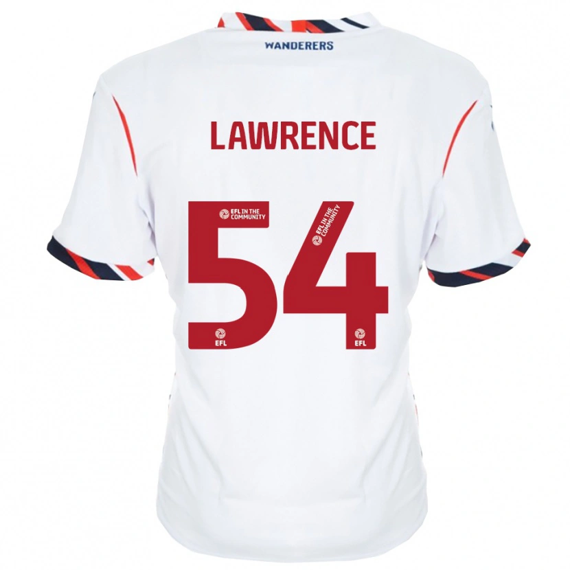 Danxen Män Daeshon Lawrence #54 Vit Röd Hemmatröja Matchtröjor 2025/26 Tröjor T-Tröja