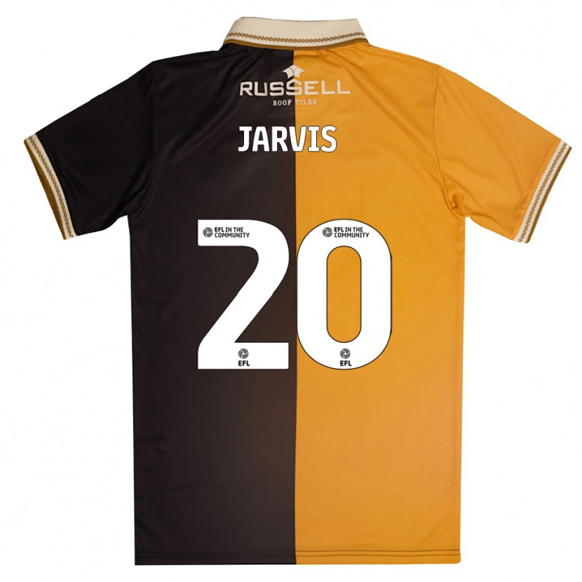Danxen Män Charlotte Jarvis #20 Gul Svart Hemmatröja Matchtröjor 2025/26 Tröjor T-Tröja