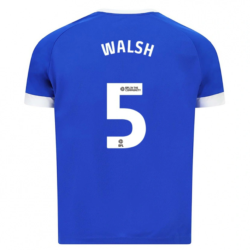 Danxen Män Siobhan Walsh #5 Blå Vit Hemmatröja Matchtröjor 2025/26 Tröjor T-Tröja