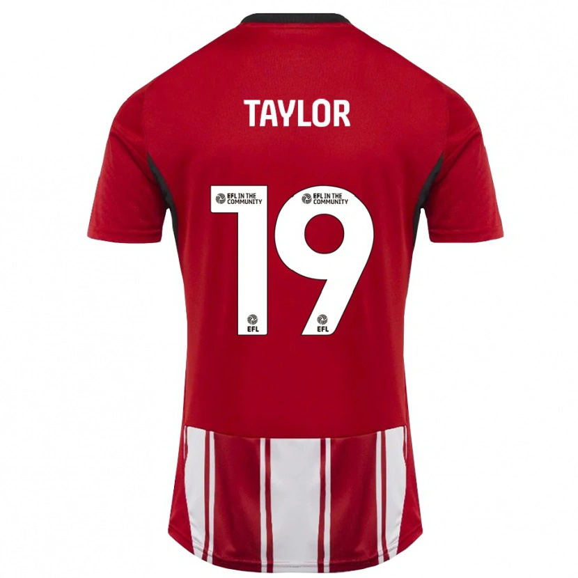 Danxen Män Mollie Taylor #19 Röd Vit Svart Hemmatröja Matchtröjor 2025/26 Tröjor T-Tröja