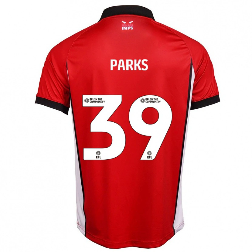 Danxen Män Charlie Parks #39 Röd Vit Hemmatröja Matchtröjor 2025/26 Tröjor T-Tröja