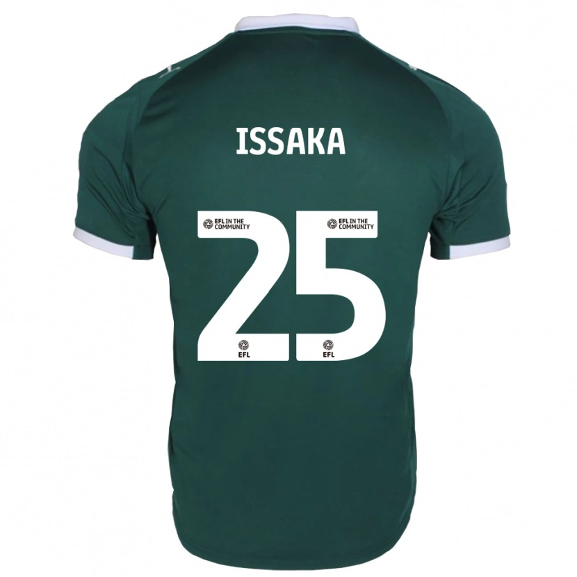 Danxen Män Freddie Issaka #25 Grön Vit Hemmatröja Matchtröjor 2025/26 Tröjor T-Tröja