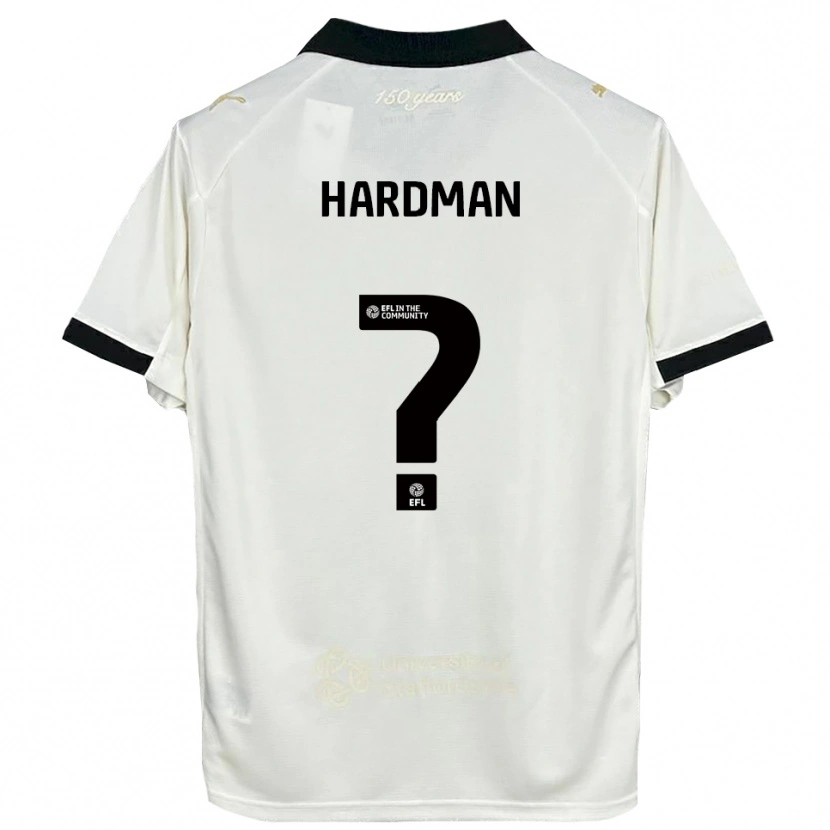 Danxen Män Rayah Hardman #0 Off-White Svart Hemmatröja Matchtröjor 2025/26 Tröjor T-Tröja