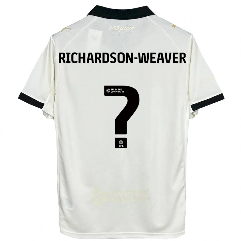 Danxen Män Ella Richardson-Weaver #0 Off-White Svart Hemmatröja Matchtröjor 2025/26 Tröjor T-Tröja
