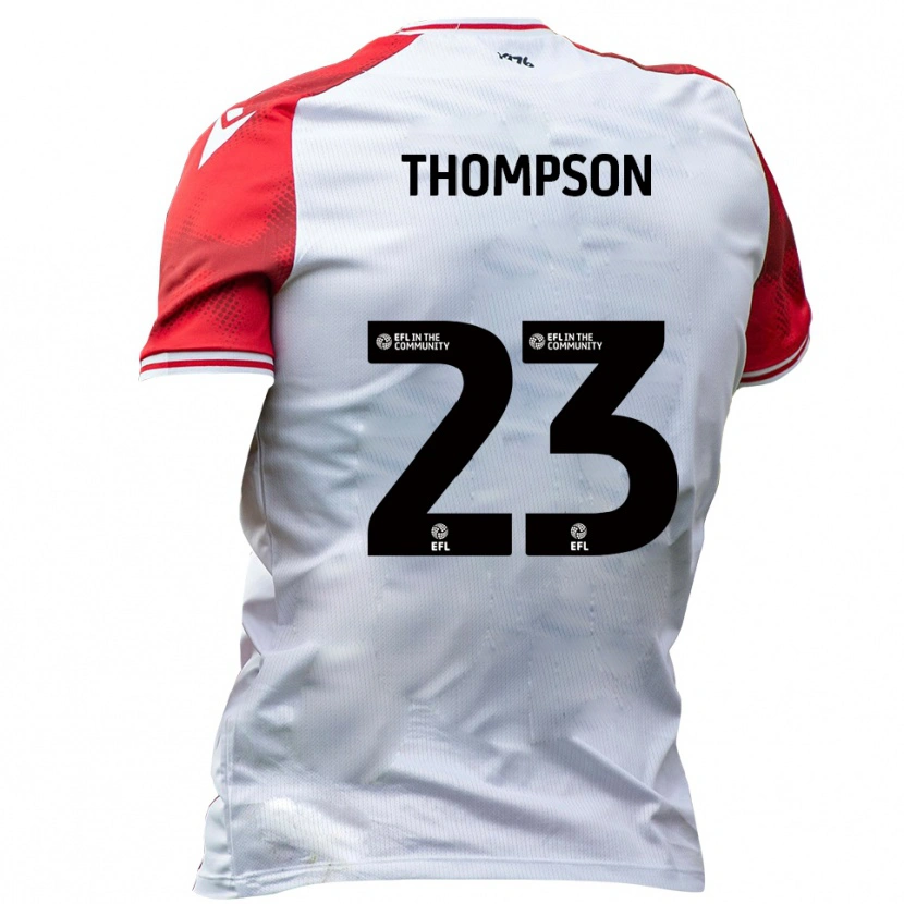 Danxen Män Louis Thompson #23 Vit Röd Hemmatröja Matchtröjor 2025/26 Tröjor T-Tröja