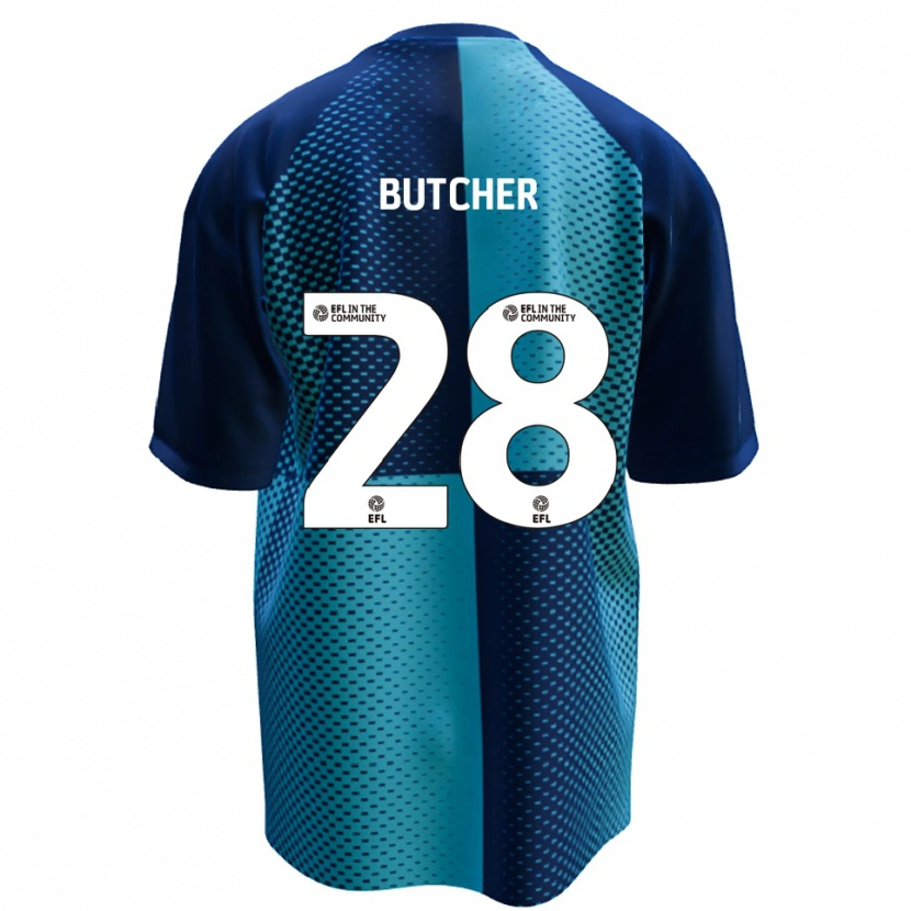 Danxen Män Matt Butcher #28 Blå Himmelsblå Hemmatröja Matchtröjor 2025/26 Tröjor T-Tröja