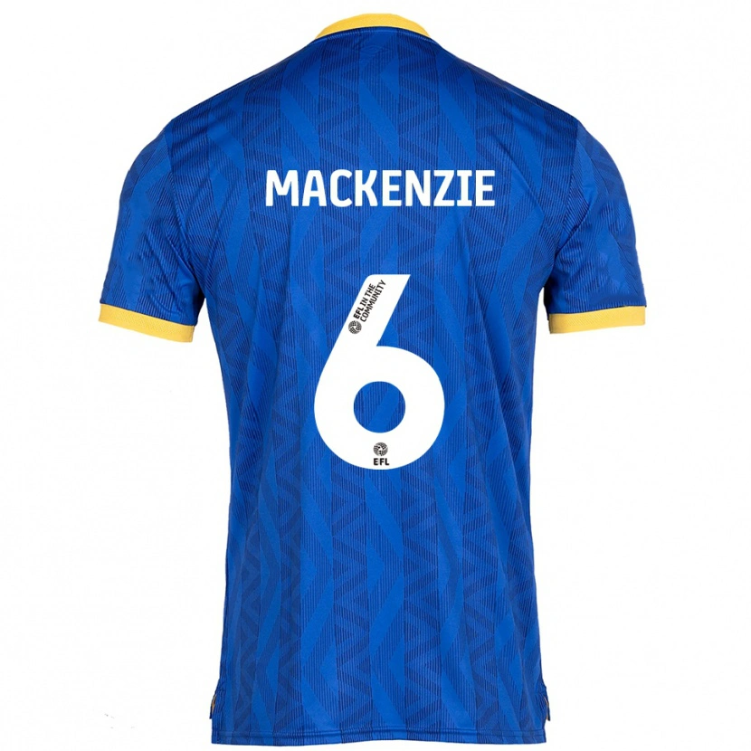 Danxen Män Hannah Mackenzie #6 Marin Gul Hemmatröja Matchtröjor 2025/26 Tröjor T-Tröja