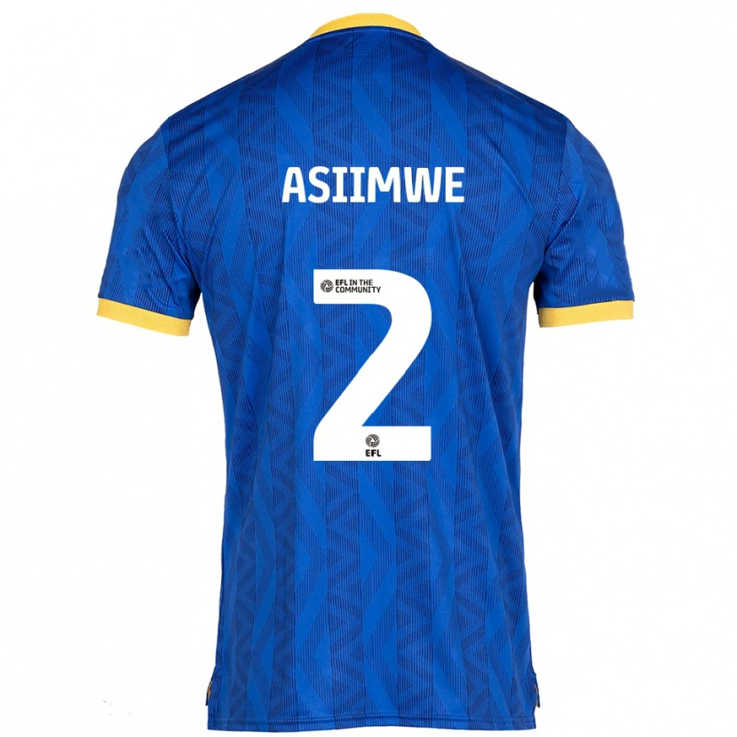 Danxen Män Nathan Asiimwe #2 Marin Gul Hemmatröja Matchtröjor 2025/26 Tröjor T-Tröja