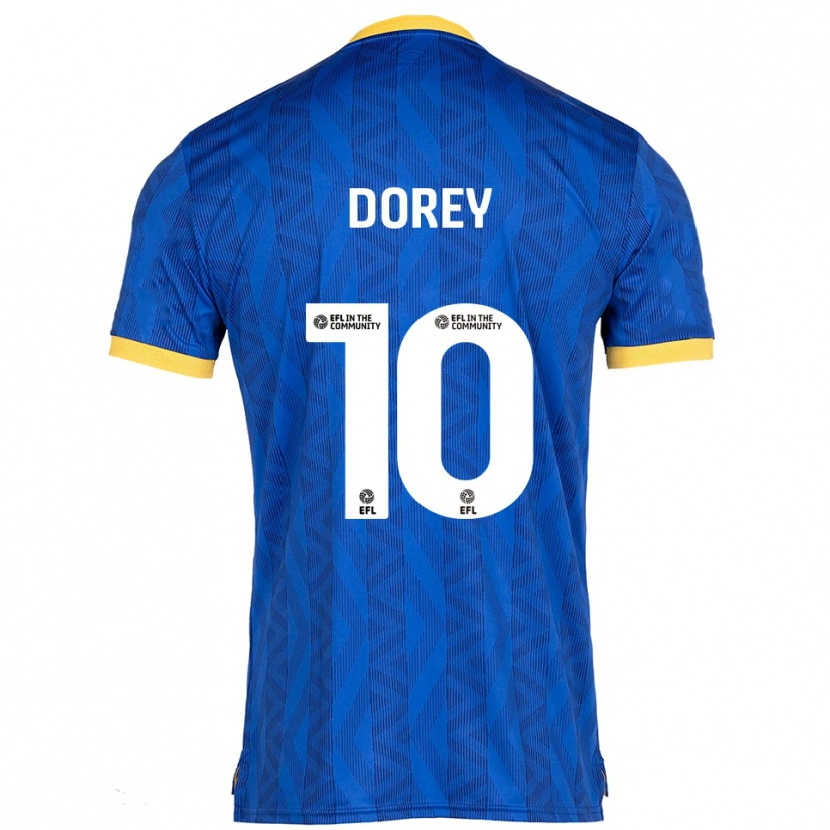 Danxen Män Ellie Dorey #10 Marin Gul Hemmatröja Matchtröjor 2025/26 Tröjor T-Tröja