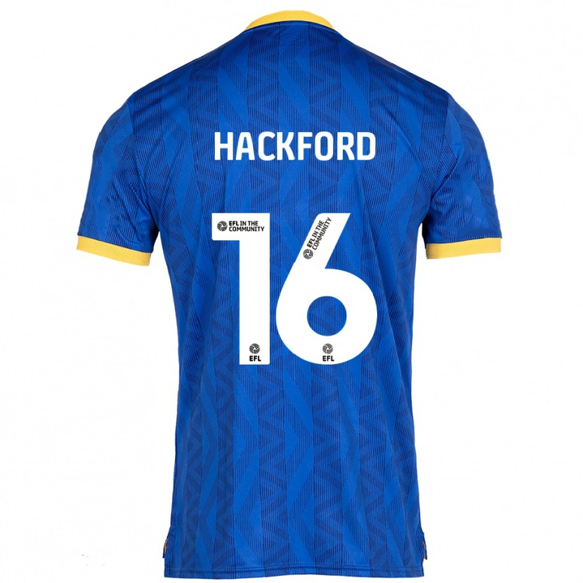 Danxen Män Antwoine Hackford #16 Marin Gul Hemmatröja Matchtröjor 2025/26 Tröjor T-Tröja
