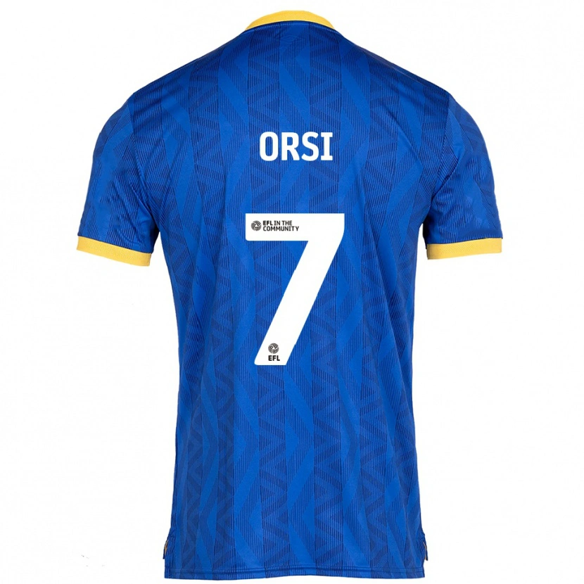 Danxen Män Danilo Orsi #7 Marin Gul Hemmatröja Matchtröjor 2025/26 Tröjor T-Tröja