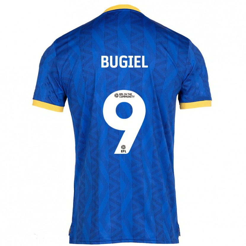 Danxen Män Omar Bugiel #9 Marin Gul Hemmatröja Matchtröjor 2025/26 Tröjor T-Tröja