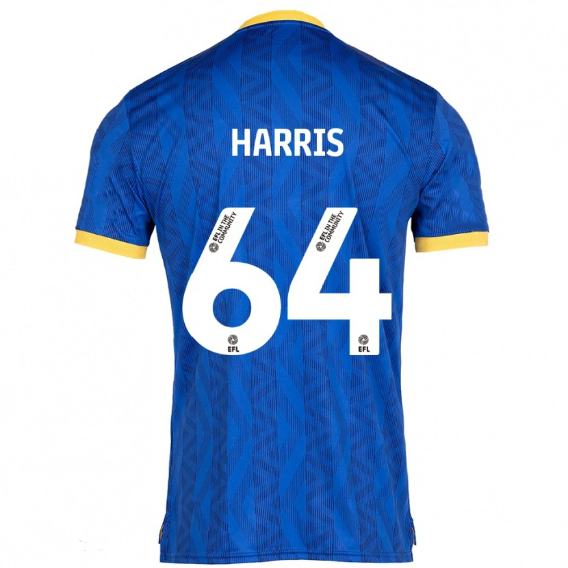 Danxen Män Conor Harris #64 Marin Gul Hemmatröja Matchtröjor 2025/26 Tröjor T-Tröja