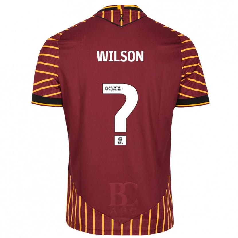 Danxen Män Laura Wilson #0 Orange Vinröd Hemmatröja Matchtröjor 2025/26 Tröjor T-Tröja