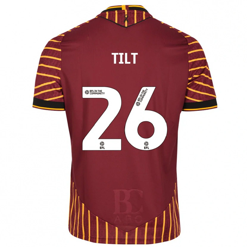 Danxen Män Curtis Tilt #26 Orange Vinröd Hemmatröja Matchtröjor 2025/26 Tröjor T-Tröja