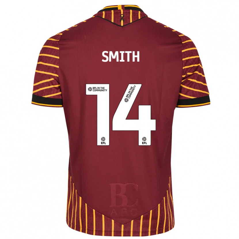 Danxen Män Tyler Smith #14 Orange Vinröd Hemmatröja Matchtröjor 2025/26 Tröjor T-Tröja