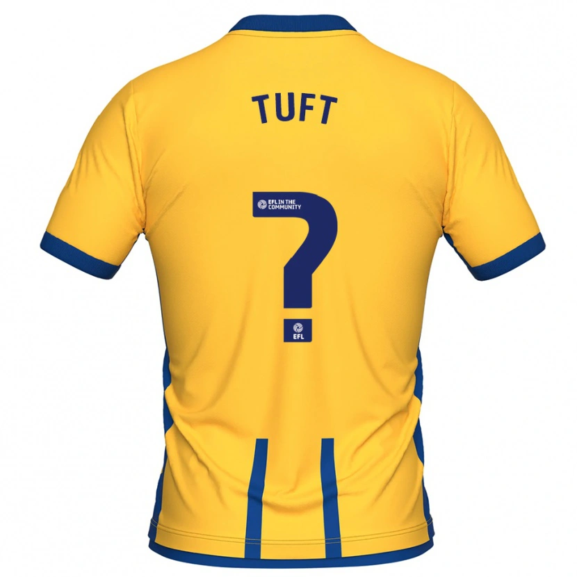 Danxen Män Jacob Tuft #0 Gul Blå Hemmatröja Matchtröjor 2025/26 Tröjor T-Tröja