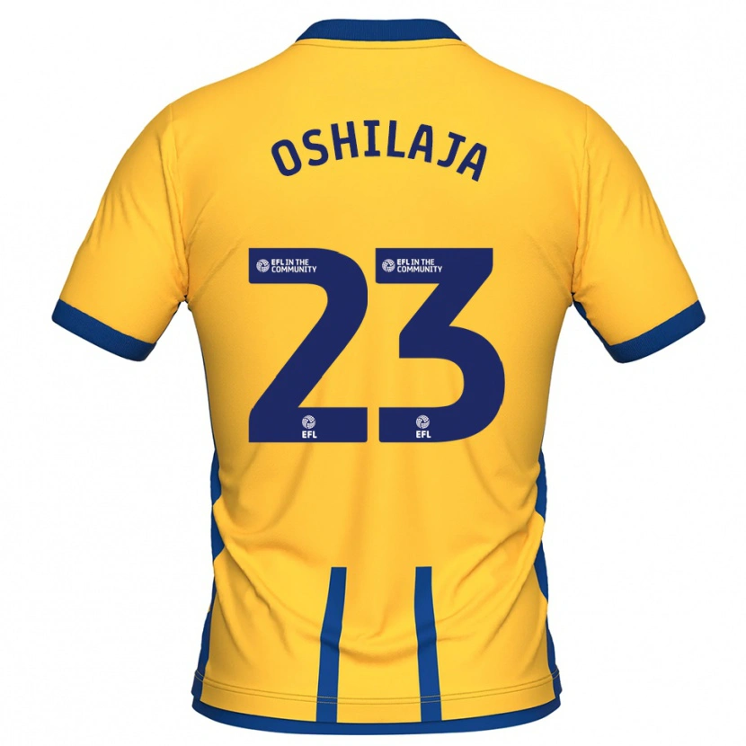 Danxen Män Adedeji Oshilaja #23 Gul Blå Hemmatröja Matchtröjor 2025/26 Tröjor T-Tröja