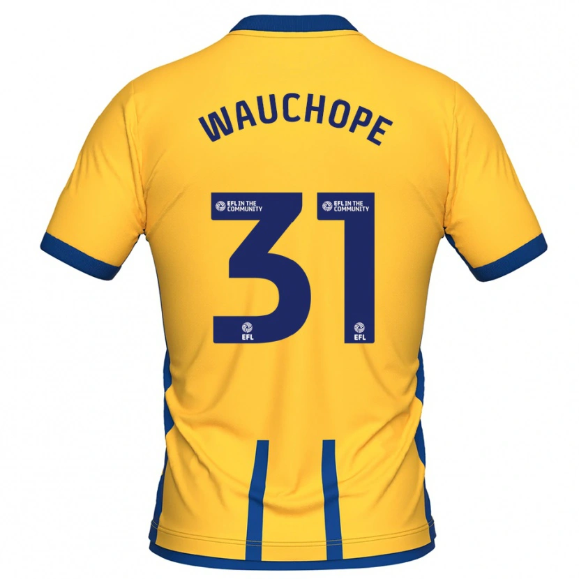 Danxen Män Darien Wauchope #31 Gul Blå Hemmatröja Matchtröjor 2025/26 Tröjor T-Tröja
