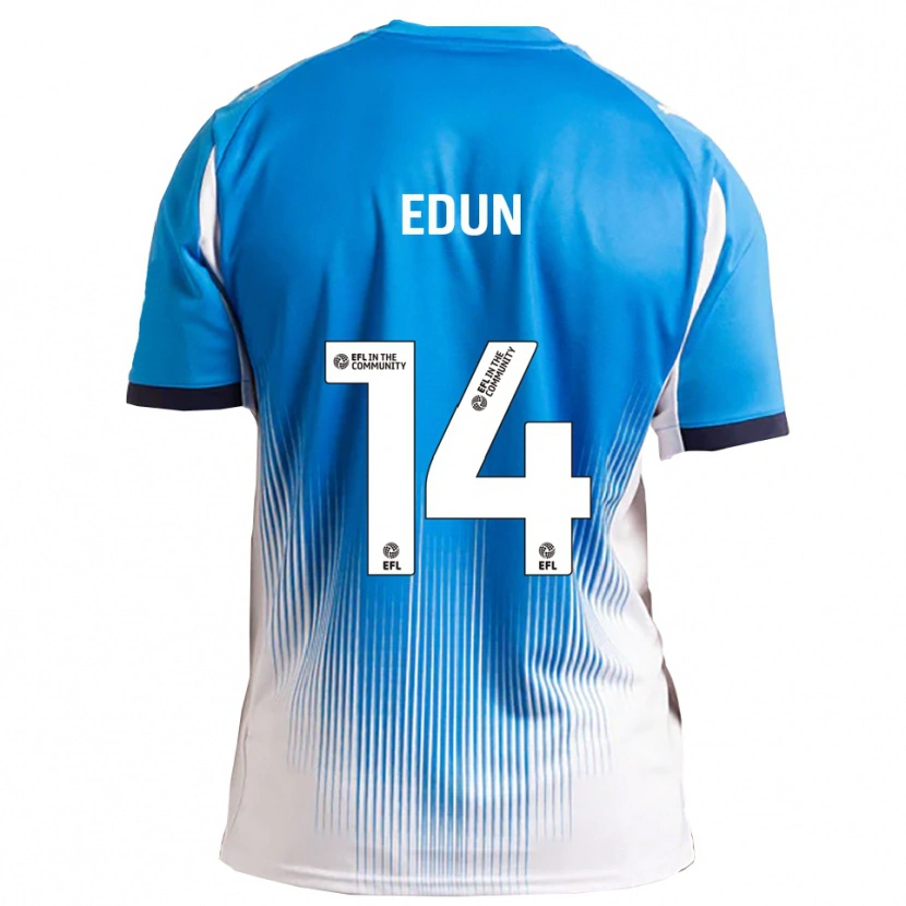 Danxen Män Tayo Edun #14 Blå Vit Hemmatröja Matchtröjor 2025/26 Tröjor T-Tröja