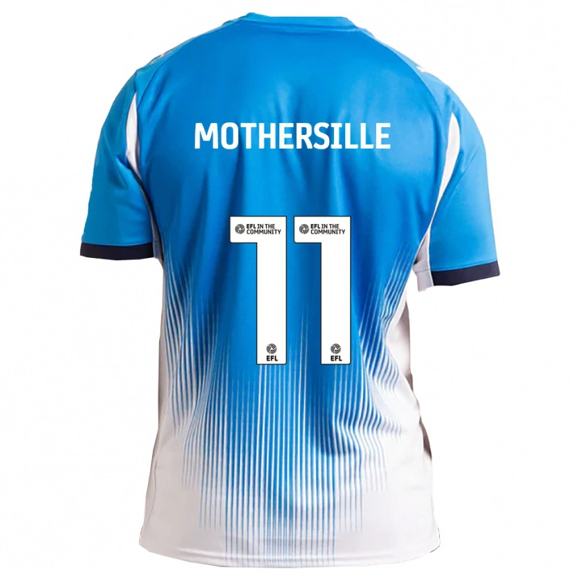 Danxen Män Malik Mothersille #11 Blå Vit Hemmatröja Matchtröjor 2025/26 Tröjor T-Tröja