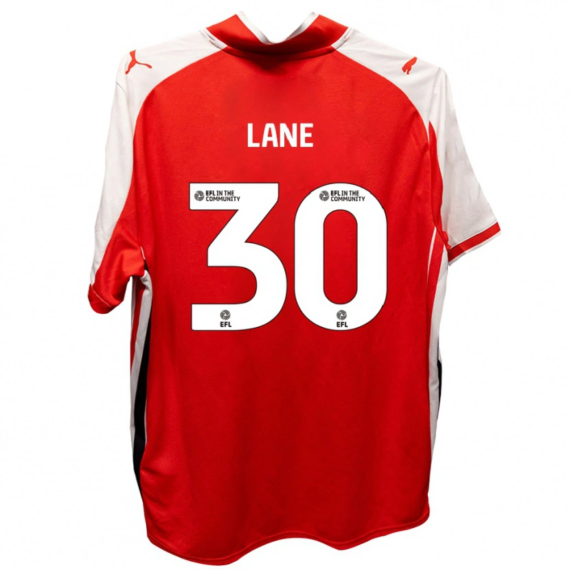 Danxen Män Mikey Lane #30 Röd Vit Hemmatröja Matchtröjor 2025/26 Tröjor T-Tröja