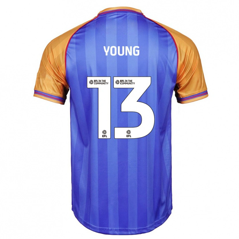 Danxen Män Joe Young #13 Blå Orange Hemmatröja Matchtröjor 2025/26 Tröjor T-Tröja