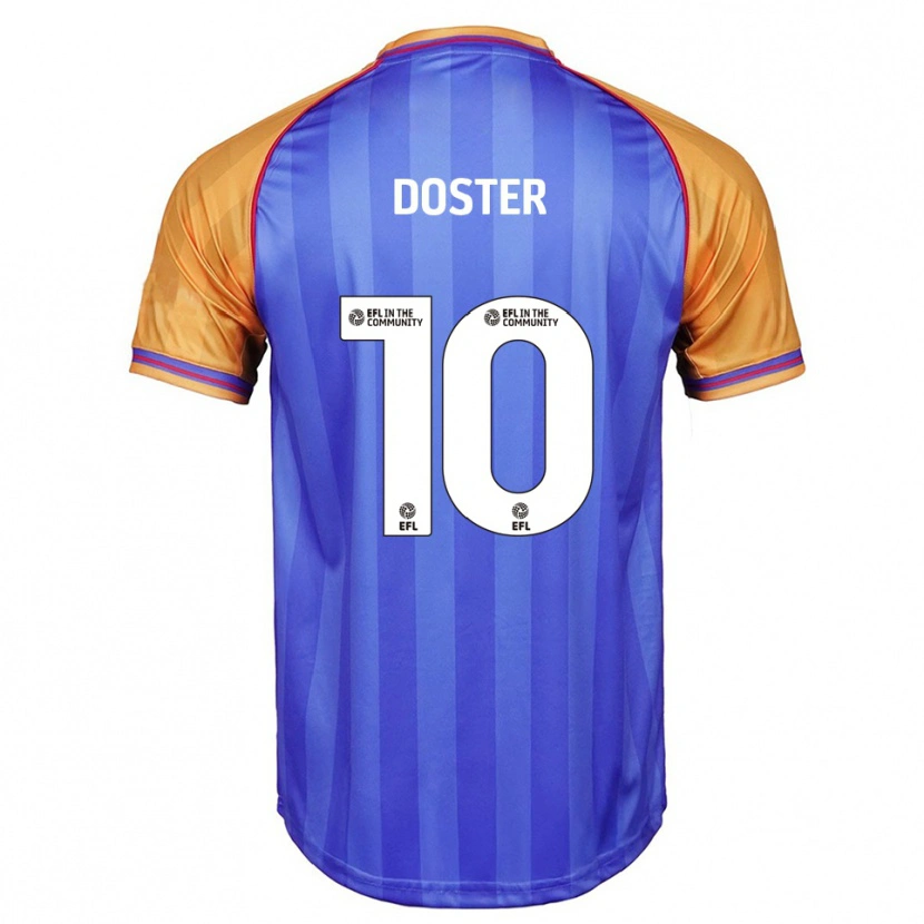 Danxen Män Katie Doster #10 Blå Orange Hemmatröja Matchtröjor 2025/26 Tröjor T-Tröja