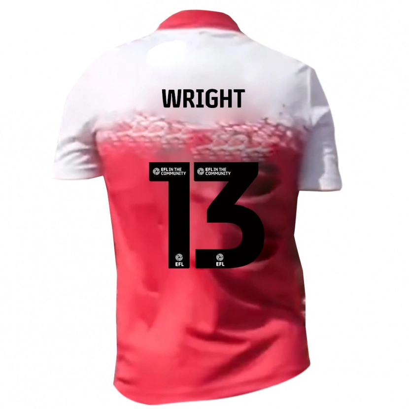 Danxen Män Oliver Wright #13 Rött Vitt Hemmatröja Matchtröjor 2025/26 Tröjor T-Tröja