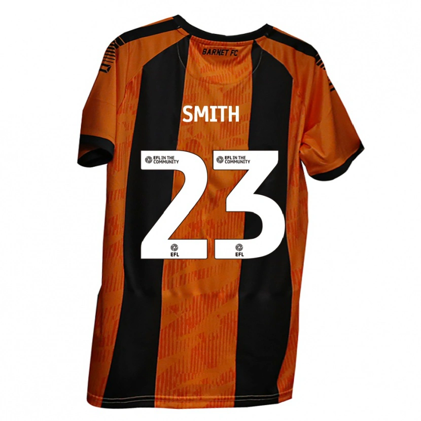 Danxen Män Kane Smith #23 Orange Svart Hemmatröja Matchtröjor 2025/26 Tröjor T-Tröja