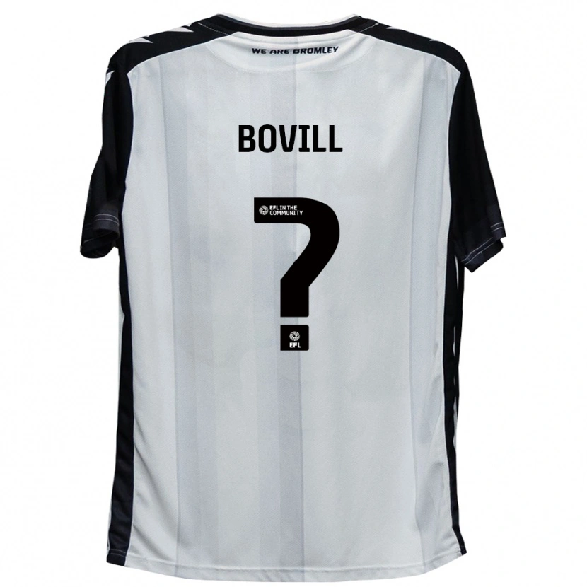 Danxen Män Ellie Bovill #0 Vit Svart Hemmatröja Matchtröjor 2025/26 Tröjor T-Tröja