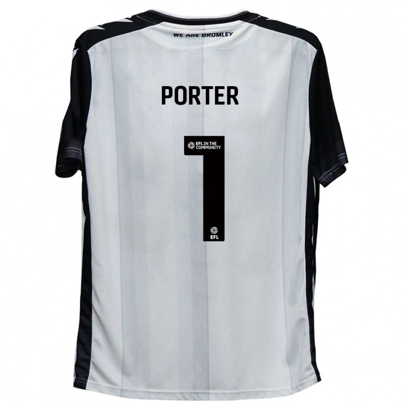 Danxen Män George Porter #1 Vit Svart Hemmatröja Matchtröjor 2025/26 Tröjor T-Tröja