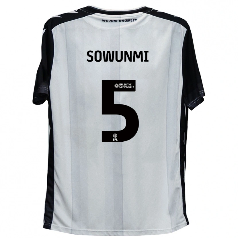 Danxen Män Omar Sowunmi #5 Vit Svart Hemmatröja Matchtröjor 2025/26 Tröjor T-Tröja