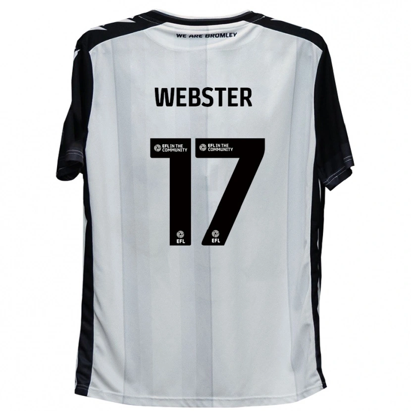 Danxen Män Byron Webster #17 Vit Svart Hemmatröja Matchtröjor 2025/26 Tröjor T-Tröja