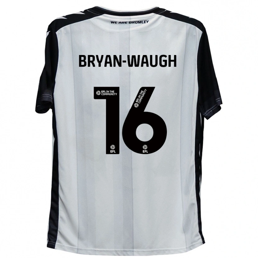 Danxen Män Brandon Bryan-Waugh #16 Vit Svart Hemmatröja Matchtröjor 2025/26 Tröjor T-Tröja