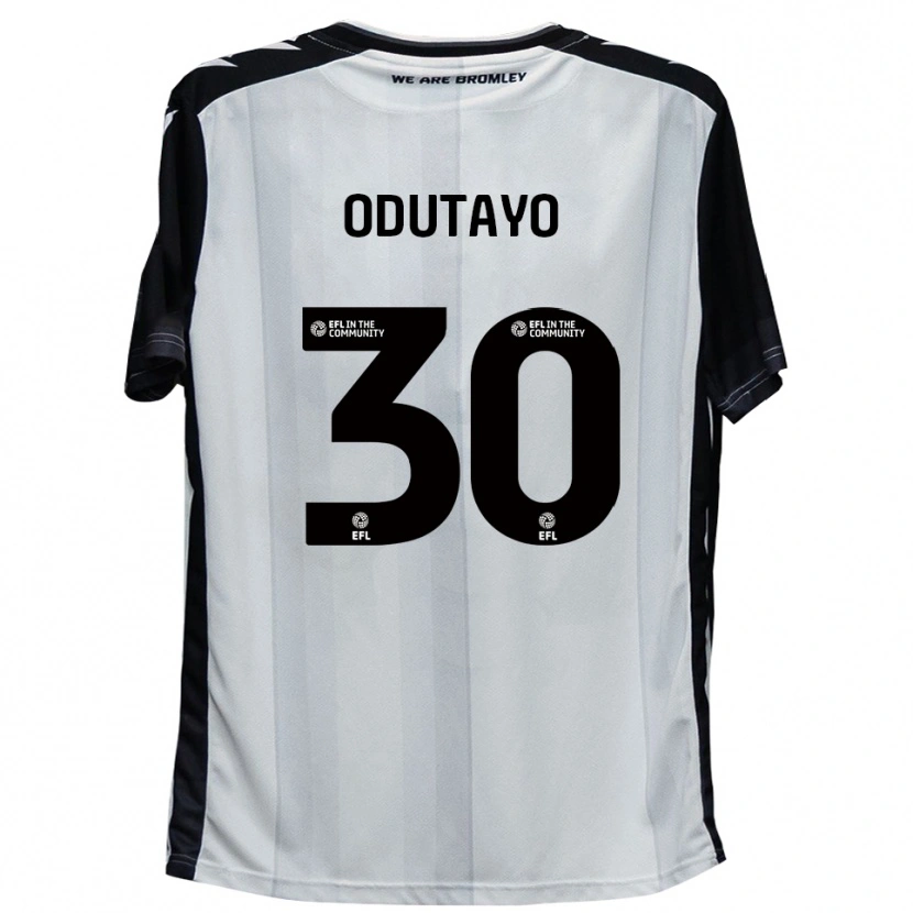 Danxen Män Idris Odutayo #30 Vit Svart Hemmatröja Matchtröjor 2025/26 Tröjor T-Tröja