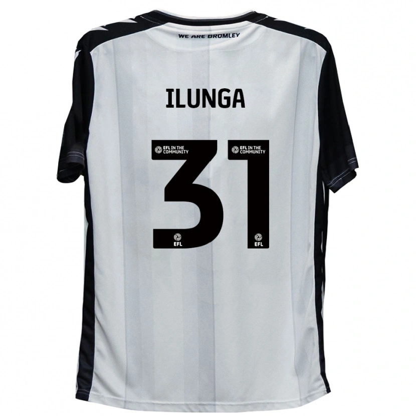 Danxen Män Brooklyn Ilunga #31 Vit Svart Hemmatröja Matchtröjor 2025/26 Tröjor T-Tröja