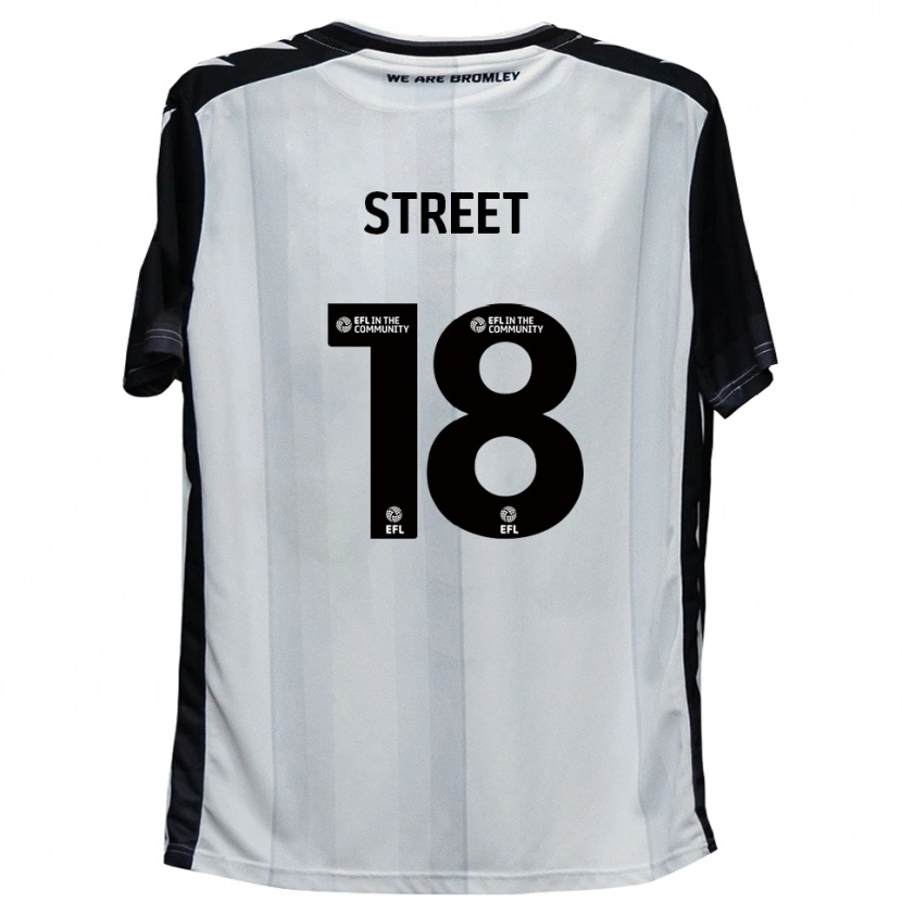 Danxen Män Will Street #18 Vit Svart Hemmatröja Matchtröjor 2025/26 Tröjor T-Tröja
