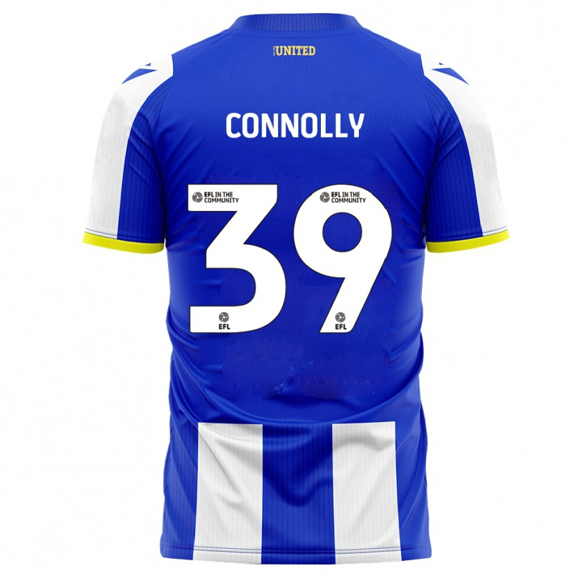 Danxen Män Kien Connolly #39 Blå Vit Hemmatröja Matchtröjor 2025/26 Tröjor T-Tröja