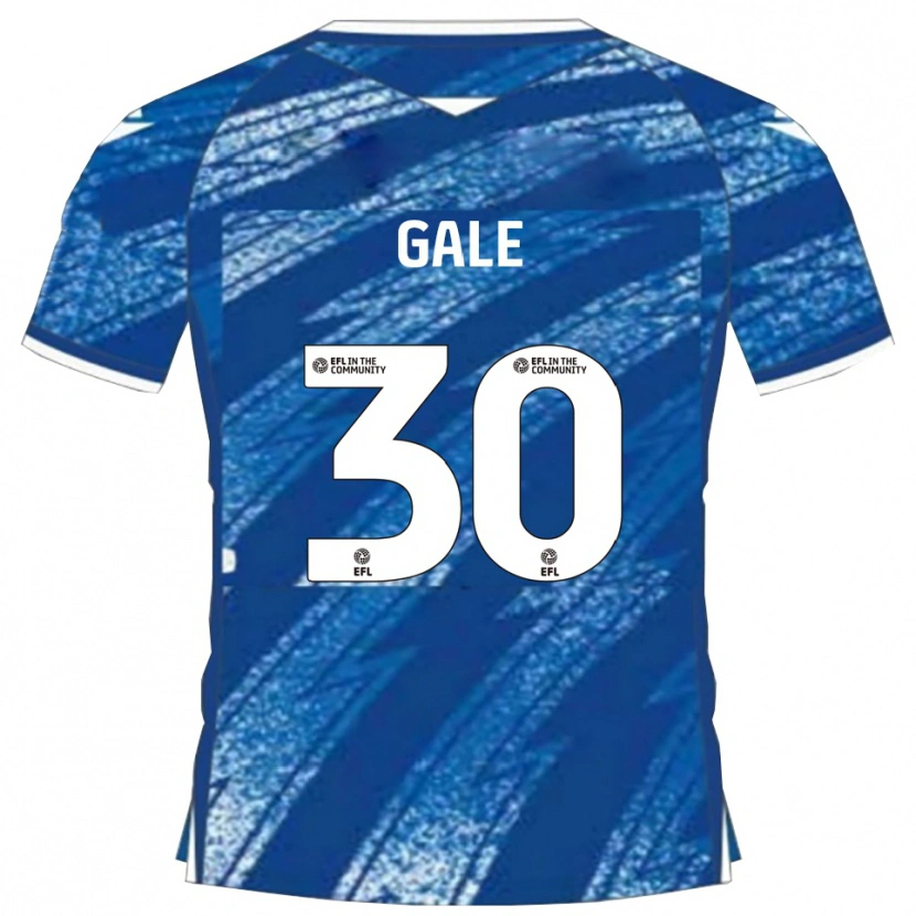 Danxen Män Sam Gale #30 Blå Vit Hemmatröja Matchtröjor 2025/26 Tröjor T-Tröja