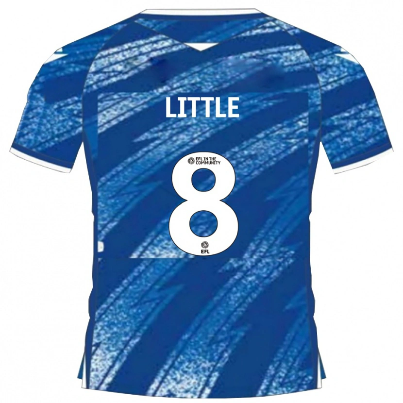 Danxen Män Armani Little #8 Blå Vit Hemmatröja Matchtröjor 2025/26 Tröjor T-Tröja