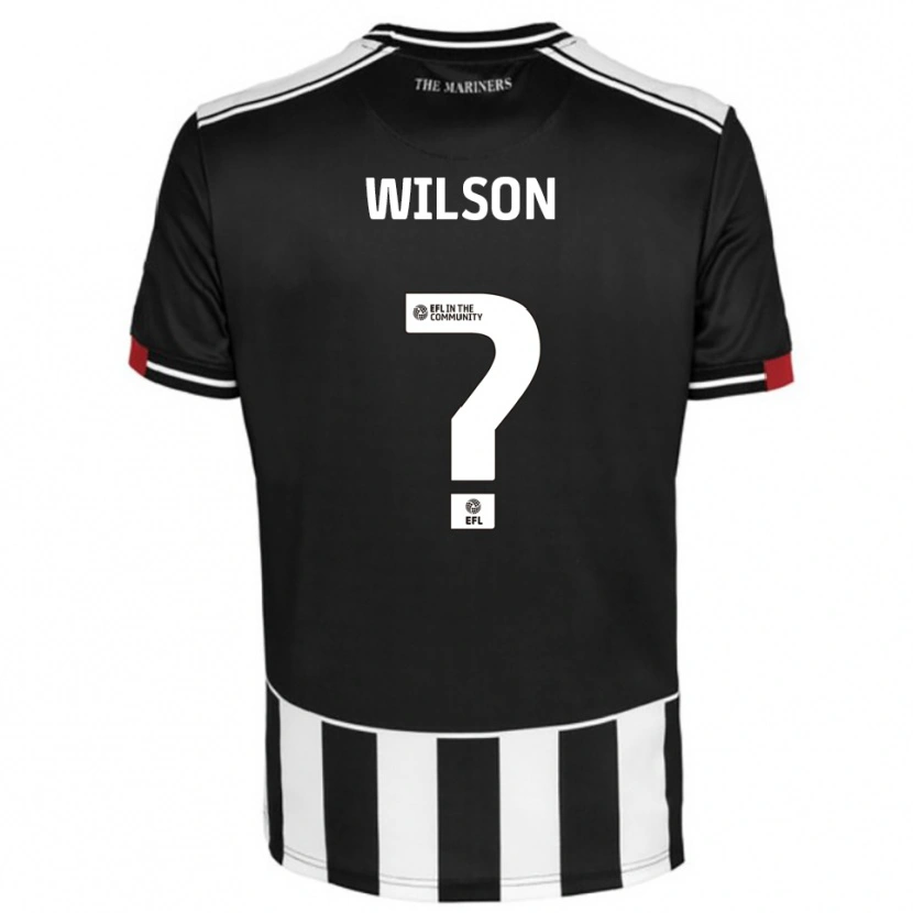 Danxen Män Ellie Wilson #0 Svart Vit Röd Hemmatröja Matchtröjor 2025/26 Tröjor T-Tröja