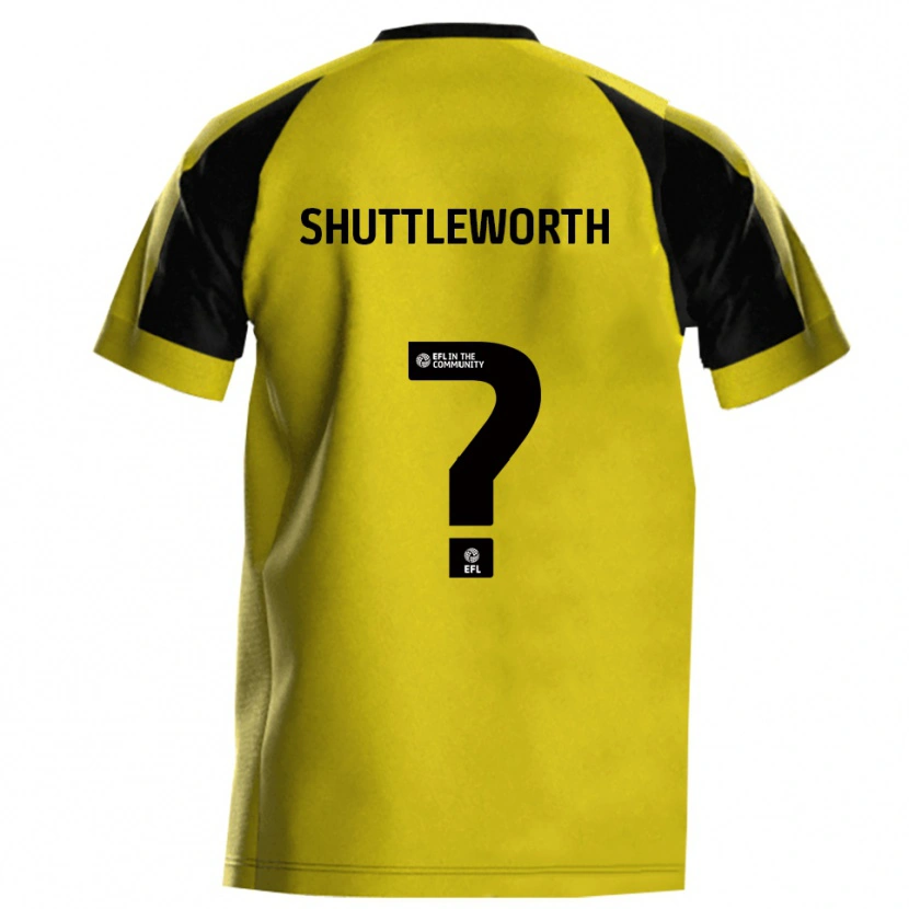 Danxen Män Hannah Shuttleworth #0 Gul Grå Hemmatröja Matchtröjor 2025/26 Tröjor T-Tröja