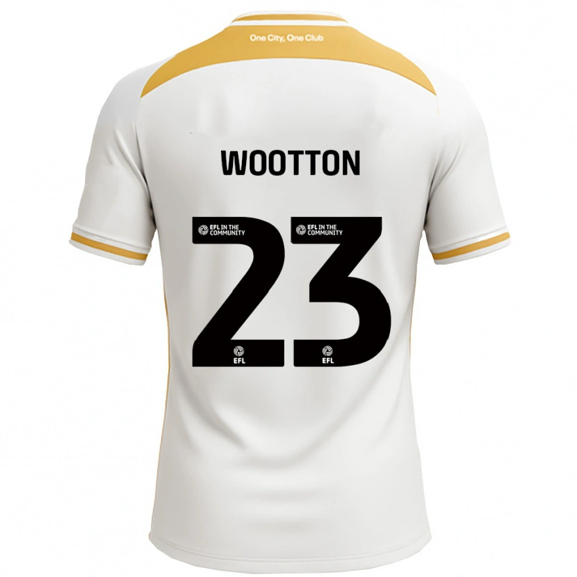 Danxen Män Sydney Wootton #23 Vit Guld Hemmatröja Matchtröjor 2025/26 Tröjor T-Tröja