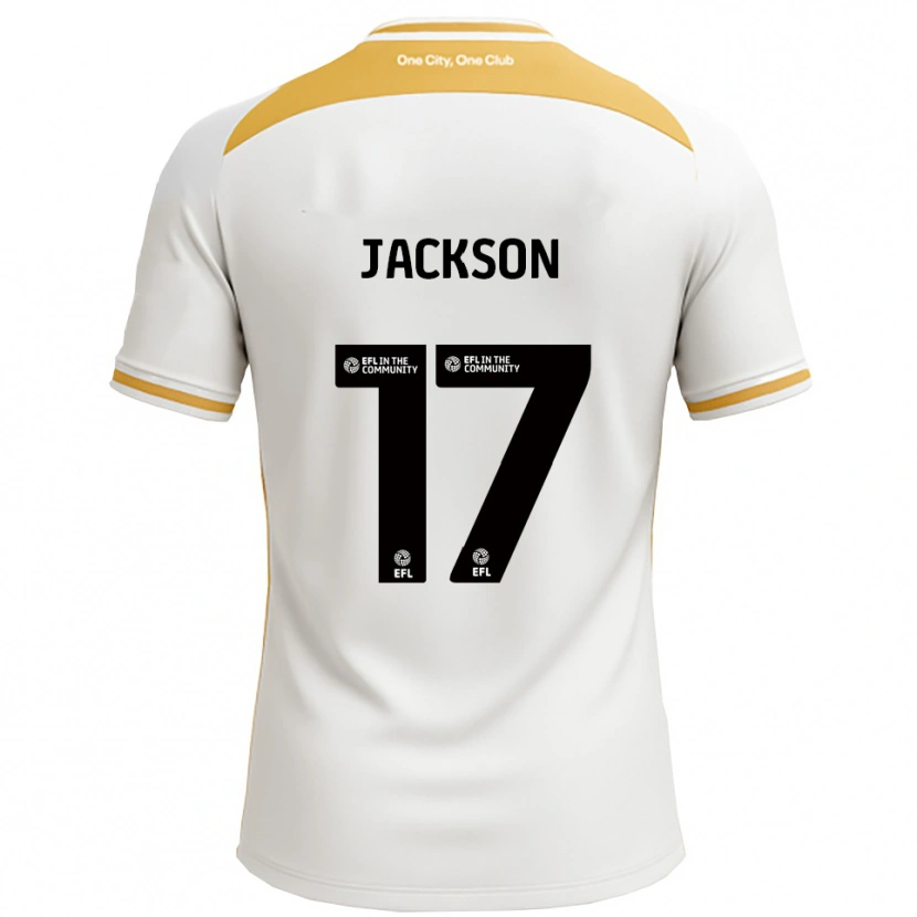 Danxen Män Cayleigh Jackson #17 Vit Guld Hemmatröja Matchtröjor 2025/26 Tröjor T-Tröja