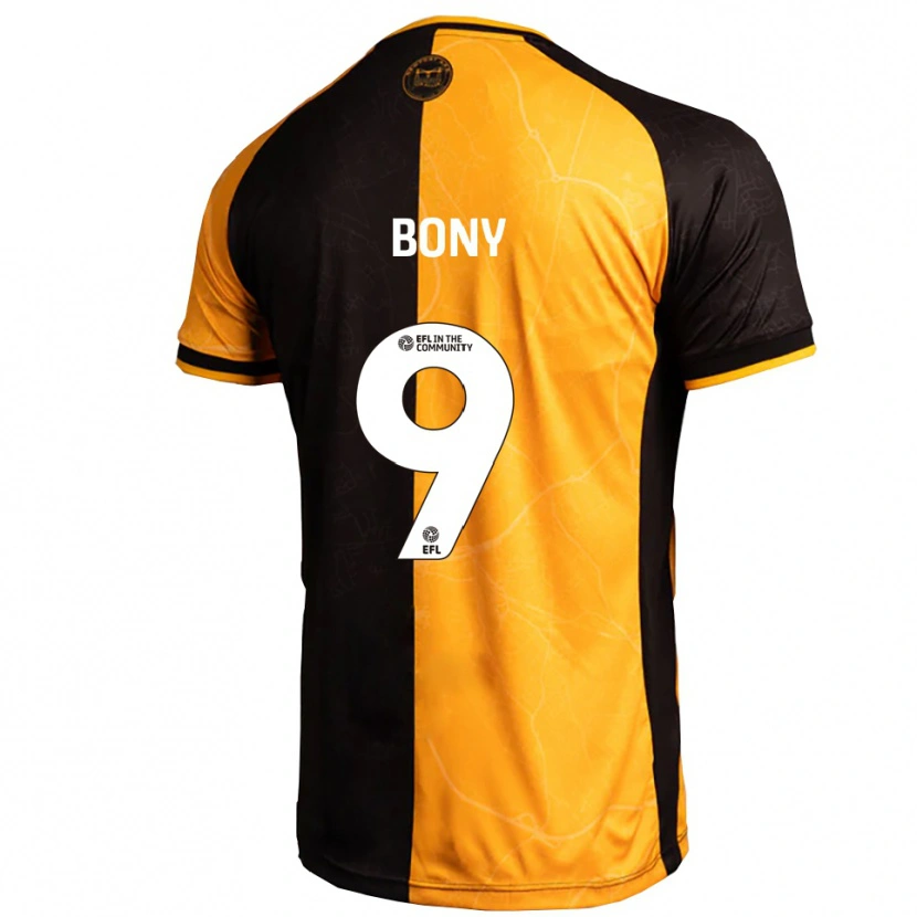 Danxen Män Orphee Bony #9 Gul Svart Hemmatröja Matchtröjor 2025/26 Tröjor T-Tröja